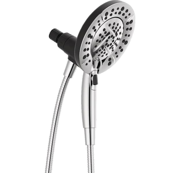 DELTA 5-Spray Touch-Clean In2ition 2-in-1 Dual Hand store Held Shower Head with Hose,