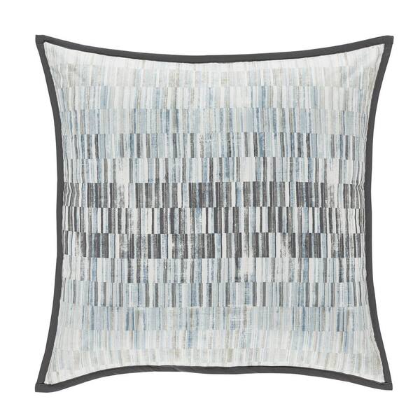 teal and silver throw pillows