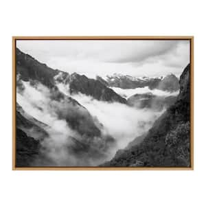 Inca Trail by Pete Olsen Framed Nature Canvas Wall Art Print 38.00 in. x 28.00 in.