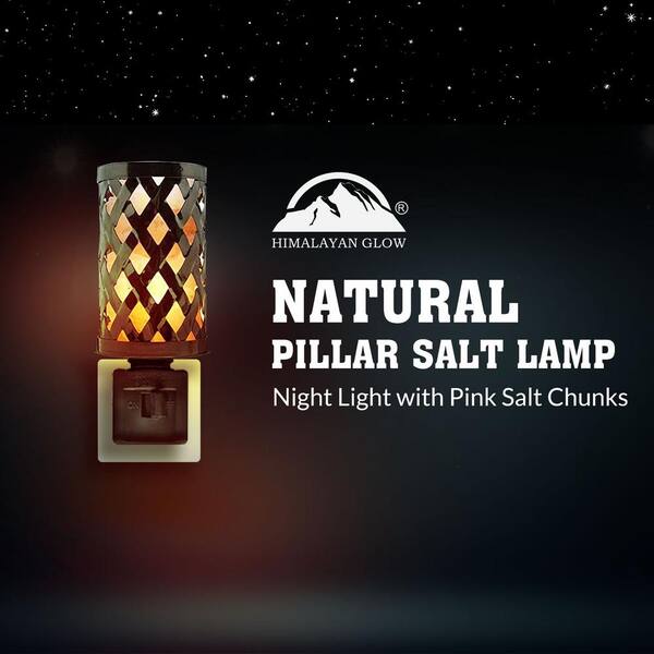 himalayan salt night light home depot