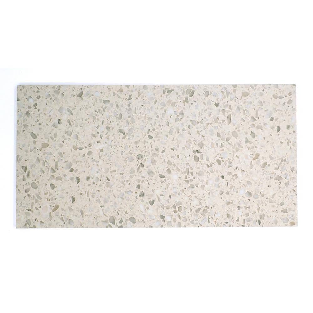 Large White Matte Porcelain Stone Look Tile
