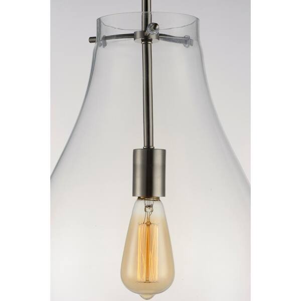 Maxim Lighting - Gourd 1-Light Satin Nickel Pendant Light