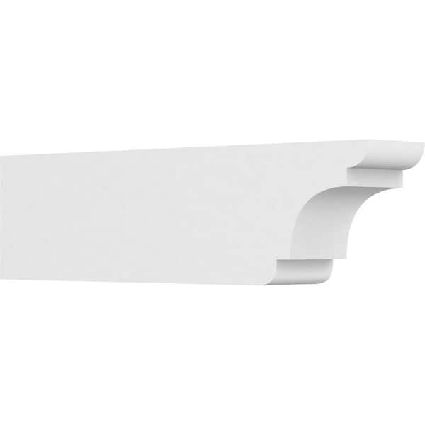 Ekena Millwork 5 in. x 8 in. x 30 in. Standard New Brighton Architectural Grade PVC Rafter Tail Brace