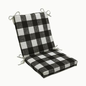 Buffalo Check 18 in. W x 3 in. H Deep Seat, 1 Piece Chair Cushion and Square Corners in Black/White Anderson
