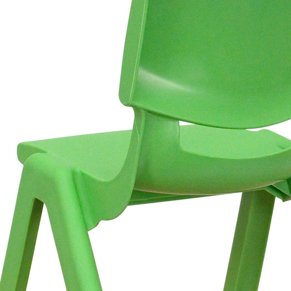 2 Pack Flash Furniture Plastic Stackable School Chair with 10.5 Seat Height Multiple Colors 