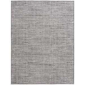 Wicker Weave Gray Doormat 3 ft. x 5 ft. Indoor/Outdoor Area Rug