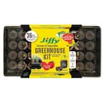 36 Large Peat Pellets Seed Starting Greenhouse Kit with SUPERthrive