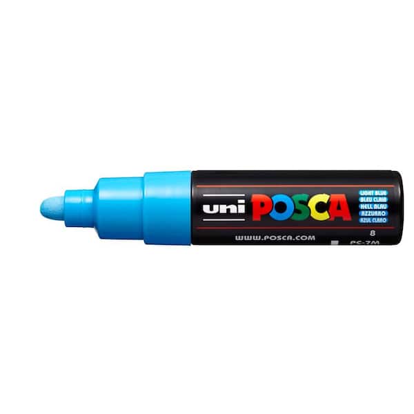 POSCA PC-7M Broad Bullet Paint Marker, Black 082729 - The Home Depot