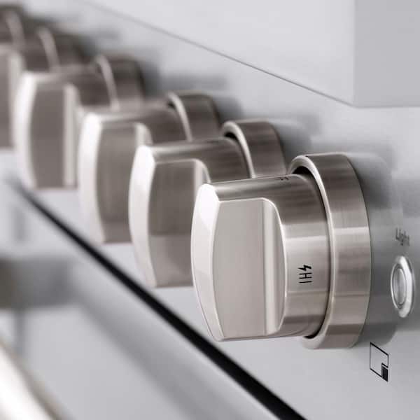 48 in. 8 Burner Freestanding Gas Range & Double Convection Gas Oven with Brass Burners in Stainless Steel