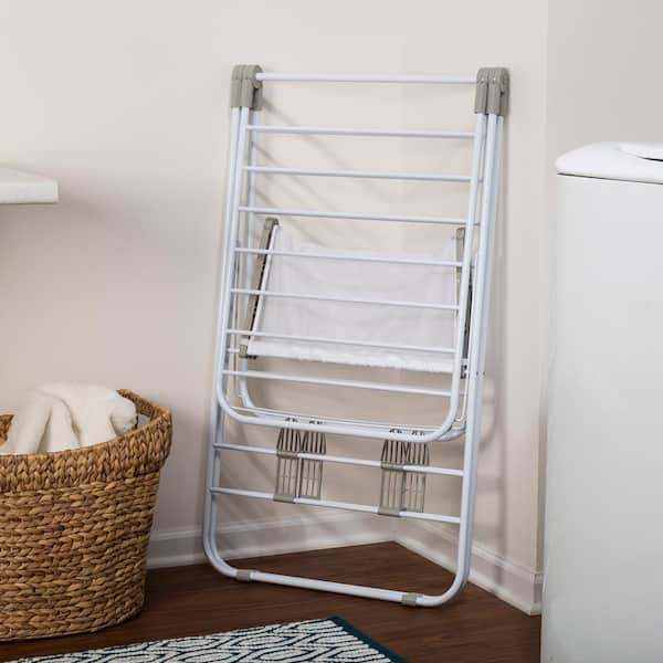 56in Multi Functional Free Standing Foldable Garment Clothes Dryer Airer Hanger 