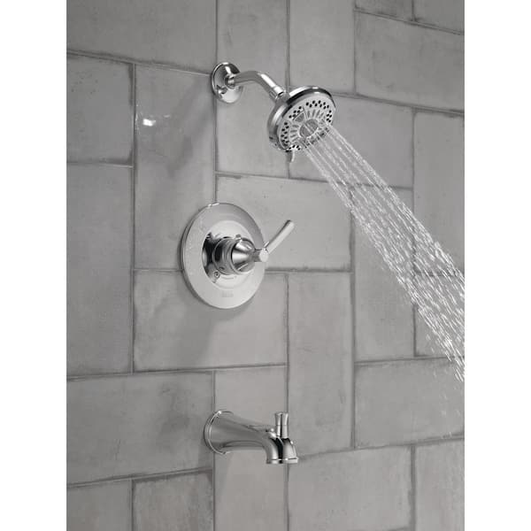 Casara Single-Handle 6-Spray Tub and Shower Faucet in Chrome (Valve Included)