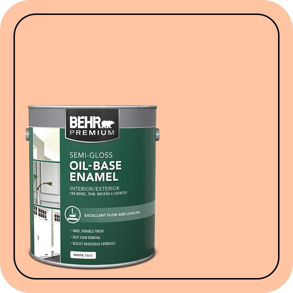1 gal. #P200-3 Tomorrows Coral Oil-Base Semi-Gloss Enamel Interior/Exterior Paint product image for price tracking
