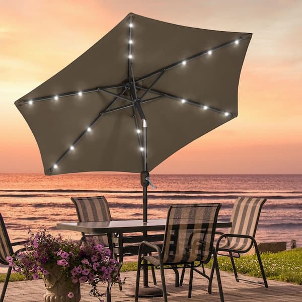 7.5 round patio umbrellas Best Choice Products 7.5ft Heavy-Duty Outdoor Market Table Umbrella w/Steel Pole, Push Button Tilt, Easy Crank Lift With any sunny day comes the potential for overheating Tempo 7.5 ft. Aluminum Market