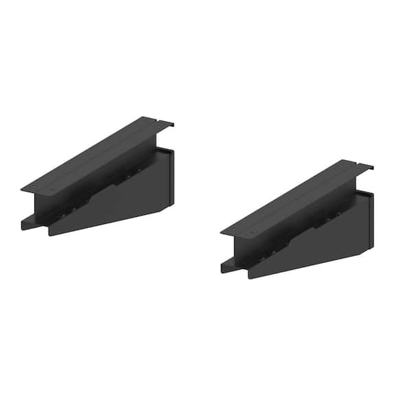 Husky Dual Function Shelf Bracket (2-Pack) for Garage Slat Wall and Track Systems