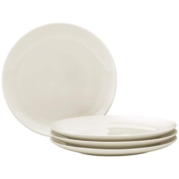 Noritake Colorwave Naked 10.5 in. (Beige) Stoneware Coupe Dinner Plates, (Set of 4)