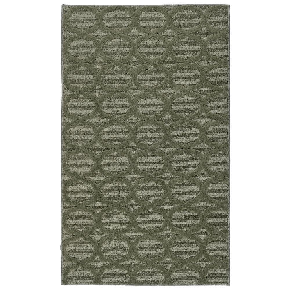 Sparta Sage Tufted Non-Slip 3' x 5' Area Rug