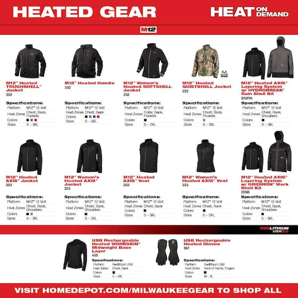 home depot heated hoodie