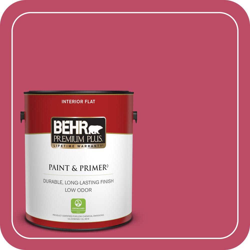 1 gal. #S-G-110 Orchid Rose Flat Low Odor Interior Paint & Primer price history on PriceWatchPro