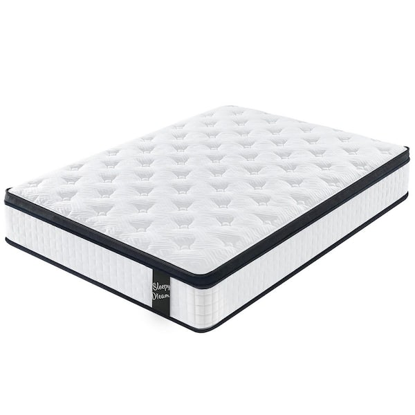 Full Size Hybrid Mattress, Medium Firm 12 in. Individual Pocket Spring Memory Foam Mattress Full, CertiPUR-US