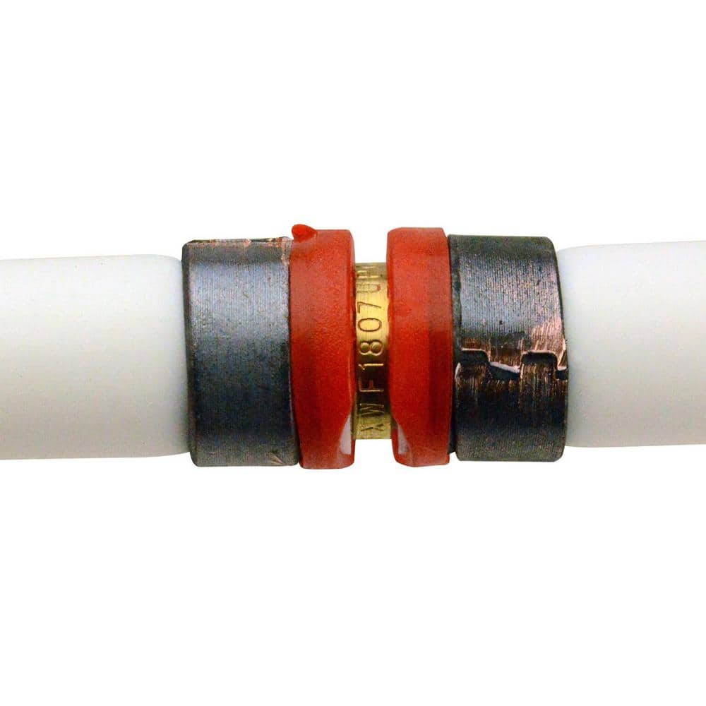 1/2" Brass PEX-B Barb Coupling for Potable Water