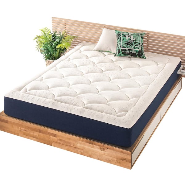 best price mattress 10 in. Plush Marshmallow Memory Foam Mattress, Pillow Top, Full
