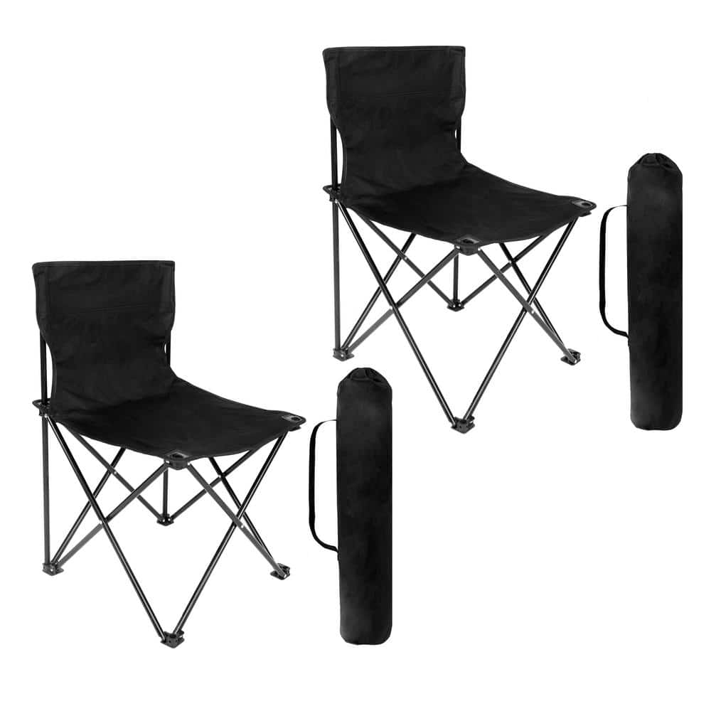 2 Pack Portable Folding Camping Chair with Carry Bag for Adults Collapsible