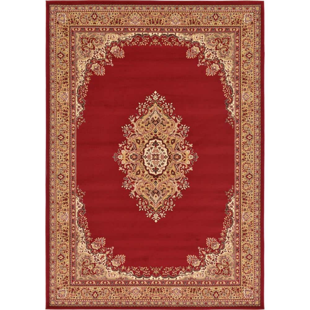 Reza Washington Burgundy 7' 0 x 10' 0 Area Rug price history on PriceWatchPro