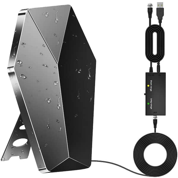 Upgraded Series 2700 mile Reception Amplified HDTV and 4K Digital Indoor Outdoor Antenna Advanced Signal Reception