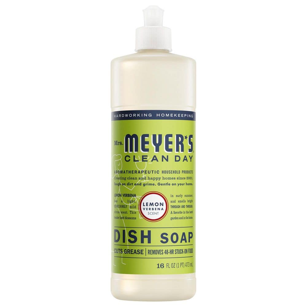 Mrs. Meyer's Clean Day 16.oz. Lemon Verbena Liquid Dish Soap