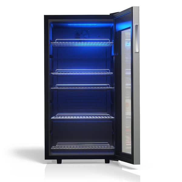 TCL 17.32 in. Single Zone 121 Cans Stainless Beverage Cooler