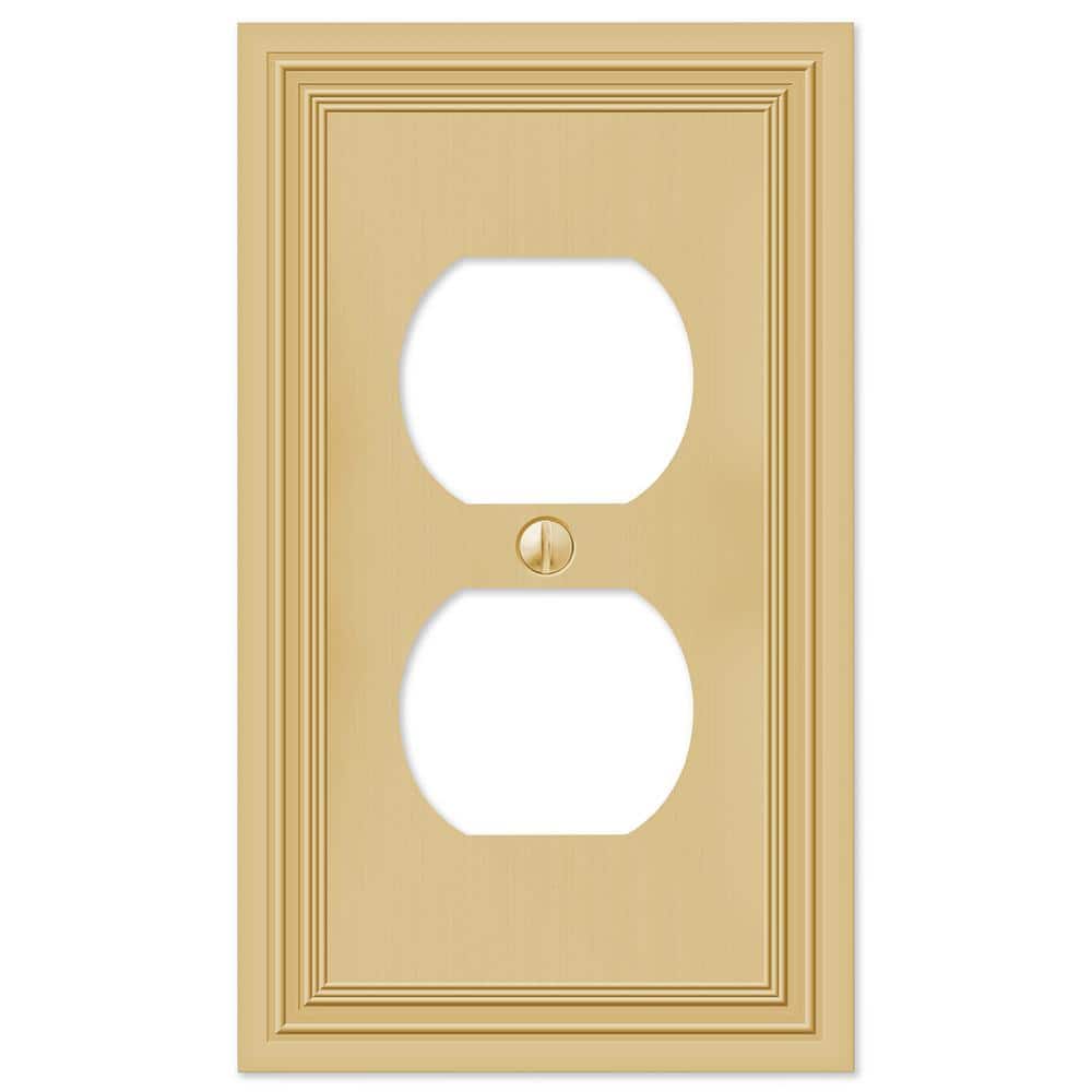Brass 1-Gang 1-Duplex/ 1-Single Wall Plate (1-Pack) price history on PriceWatchPro