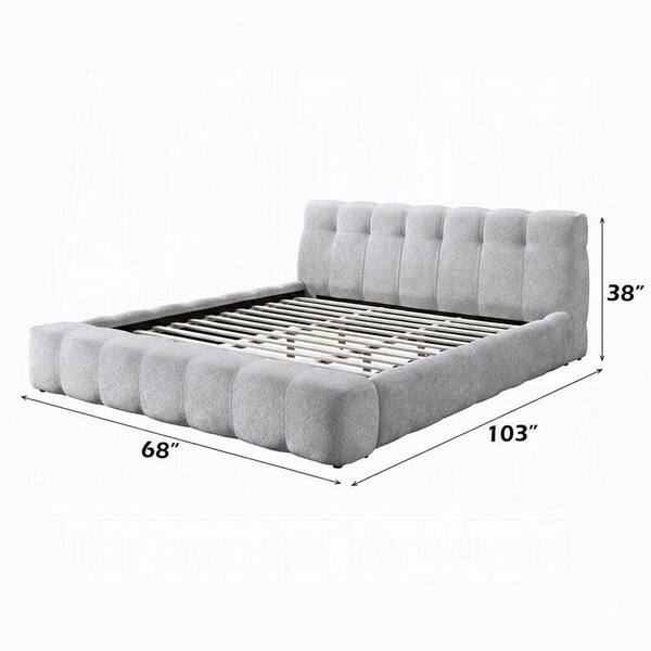 Acme Furniture Scout Gray Wood Frame Queen Platform Bed HDBD05862Q