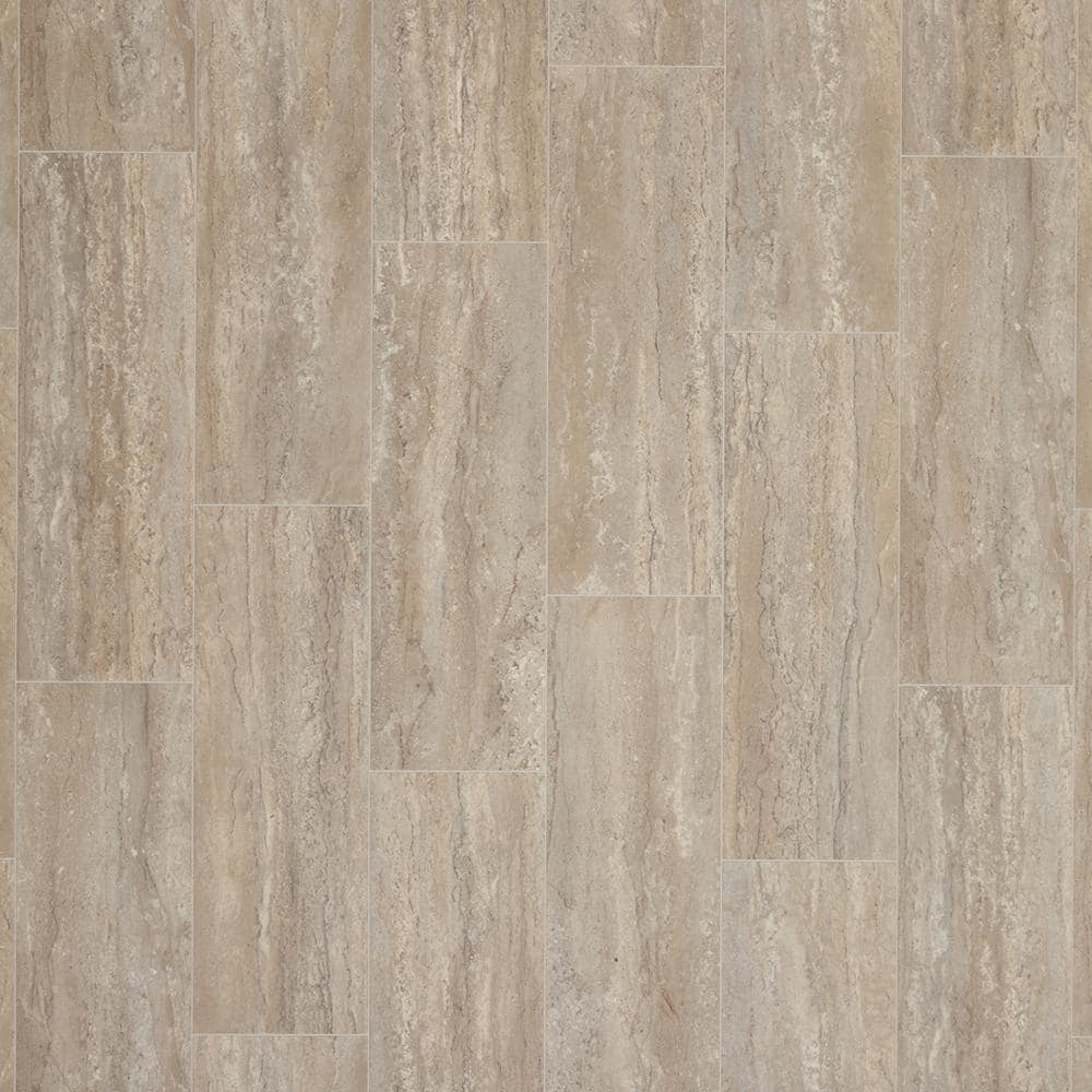 Take Home Sample - Prestwick Grey Tile 16 MIL Waterproof Vinyl Sheet Flooring price history on PriceWatchPro