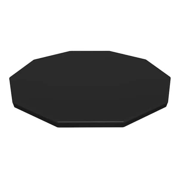 Bestway Flowclear 10 ft. x 10 ft. Round Black Above Ground Pool Leaf Cover