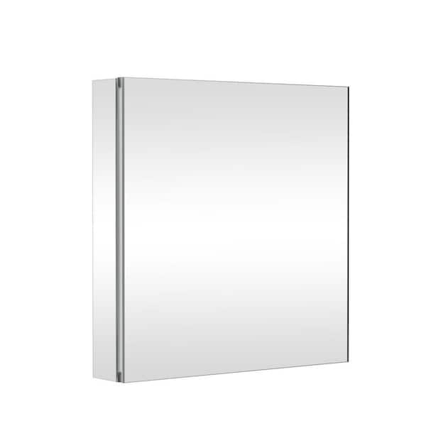 20 in. W x 24 in. H Rectangular Aluminum Recessed or Surface-Mount Medicine Cabinet with Mirror