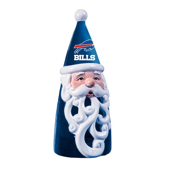 Buffalo Bills Santa LED Christmas Garden Statuary, 8 in.