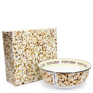 Popcorn 4.5 qt. Enamelware Popcorn Bowl with Gift Box