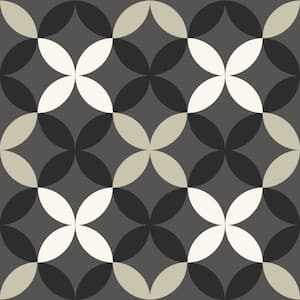 Take Home Sample Arbor Black 6 in. W x 6 in. L Residential Vinyl Tile Flooring