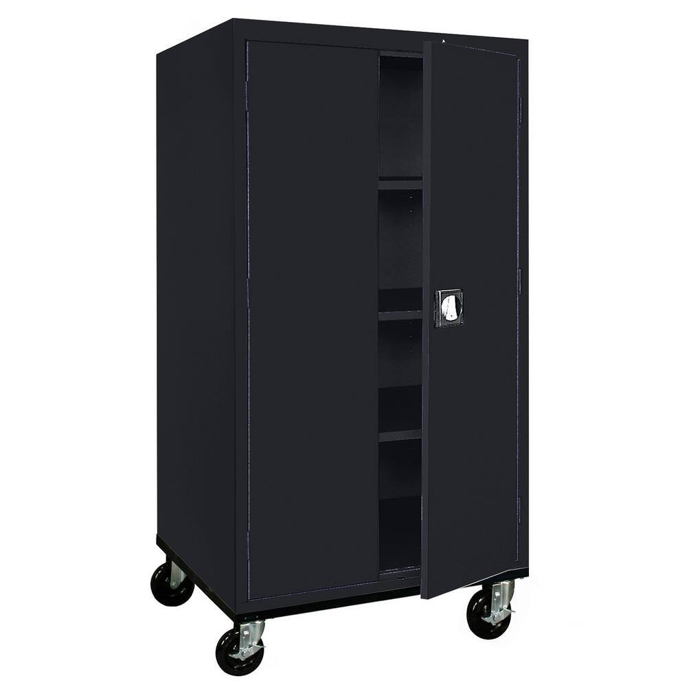 Reviews for Sandusky 3 Shelf Steel Freestanding Garage in Black