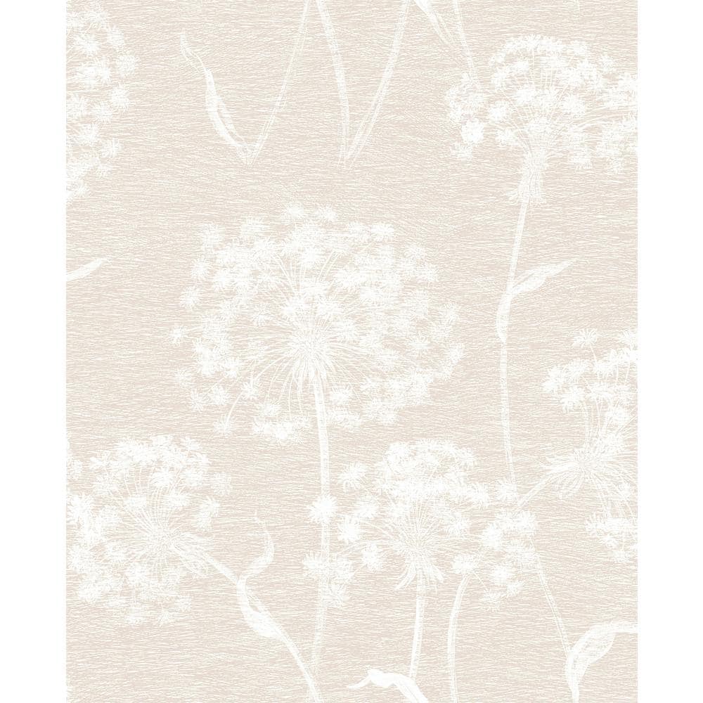 Horatio Cream Dandelion Cream Wallpaper Sample