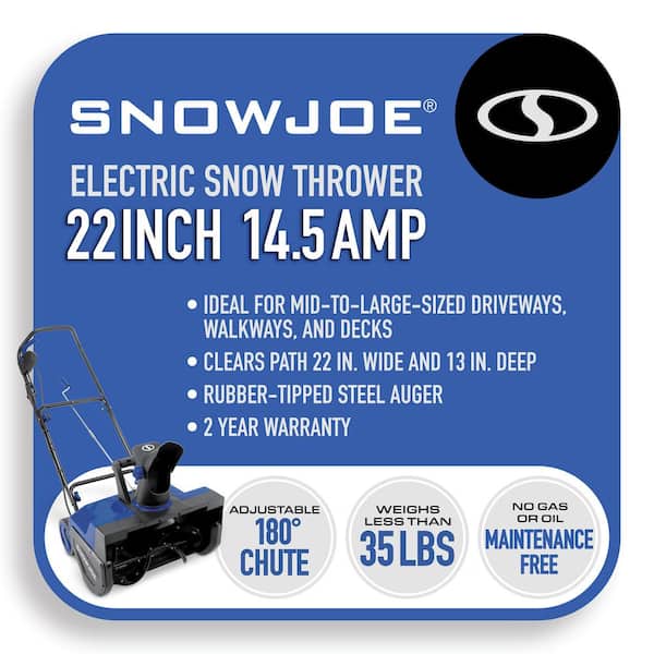 22 in. 14.5 Amp Electric Snow Blower