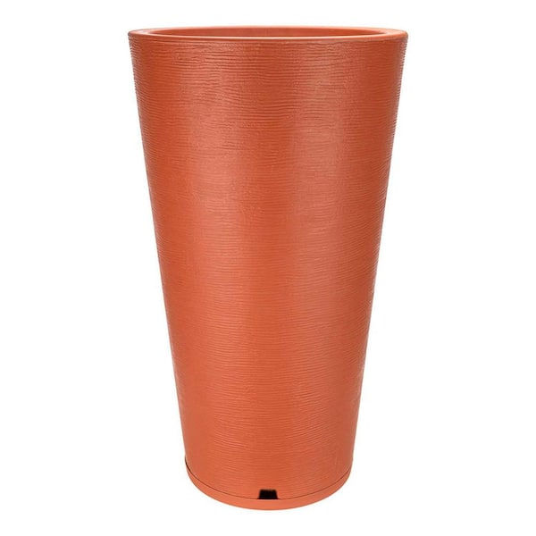 Genebra Large Terracotta Plastic Resin Indoor and Outdoor Planter Bowl