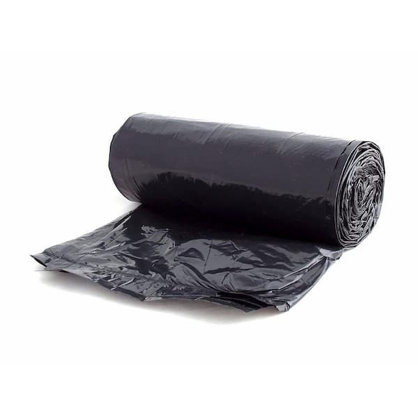 Aluf Plastics 50 in. x 58 in. 65 Gal. Black Garbage Bags (Pack of 50) 1.6  mil for Contractor Outdoor and Storage PG6-6550 - The Home Depot