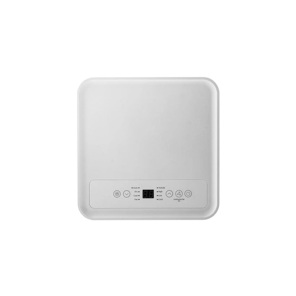 White 5,000 BTU Portable Air Conditioner with Remote and Dehumidifier
