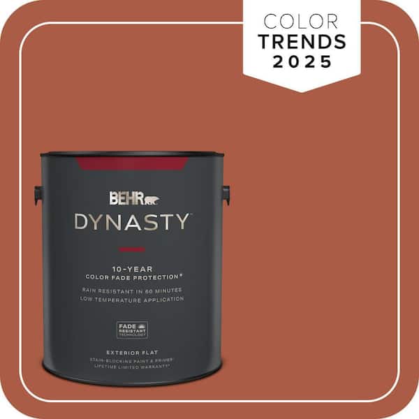 BEHR DYNASTY 1 gal. #M190-7 Colorful Leaves Flat Exterior Stain-Blocking Paint & Primer