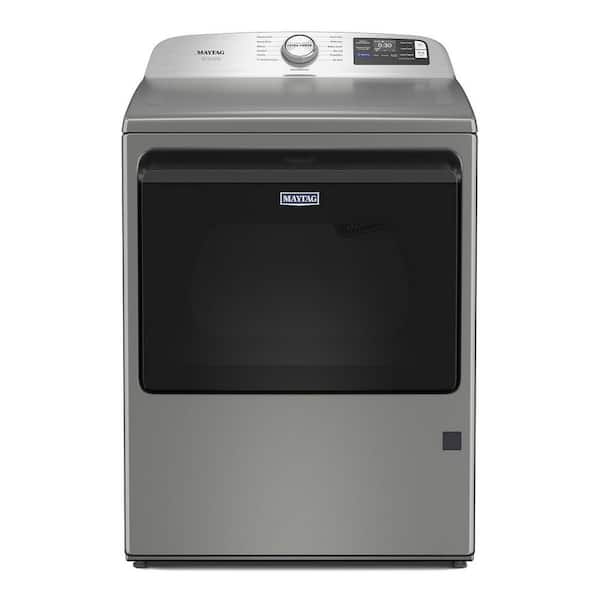 7.4 cu. ft. vented Top Load Gas Dryer in Classic Silver with Pet Pro Option