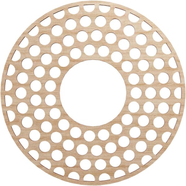 Ekena Millwork 0.25 in. x 5.75 in. x 16 in. Wood Medallion Moulding