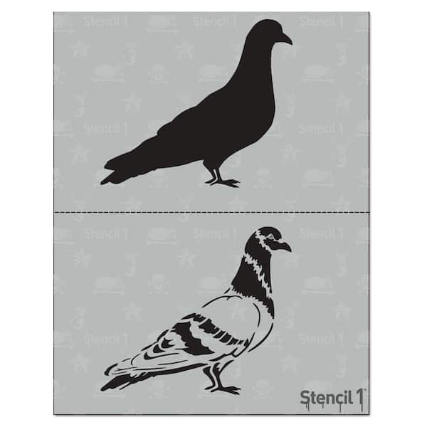 Stencil1 Pigeon 2 Layer Stencil