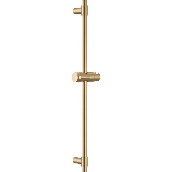 Gold 24 in. Adjustable Shower Slide Bar in Lumicoat Champagne Bronze