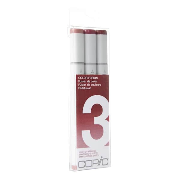 COPIC Sketch Marker Fusion Set, 3, (3-Colors)